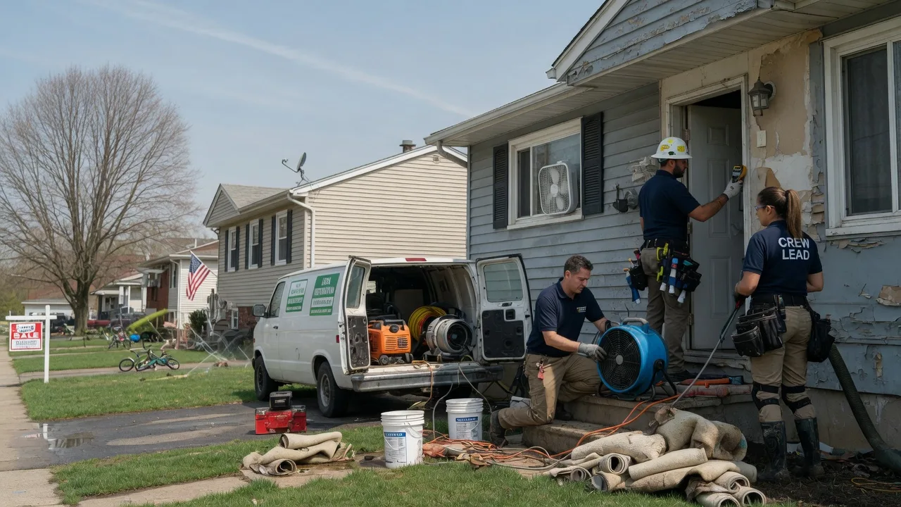 Flood Cleanup in Shawnee, KS near me